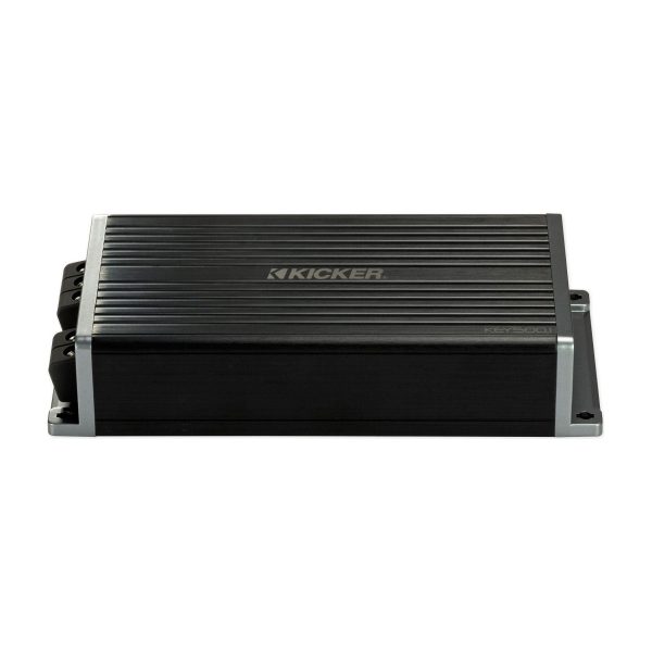 KICKER KEY5001 500 Watt Smart Mono Amplifier w Bass Processor+Amp Kit 47KEY5001 Online now