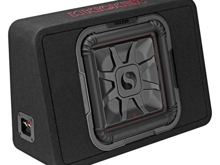 KICKER 46TL7T122 L7T 12  600w Car Subwoofer Solo-Baric Sub in Slim Enclosure Box For Sale