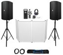 DJ Package w Avante Audio A15X 15  Speakers+Stands+Microphone+Headphones+Facade For Discount