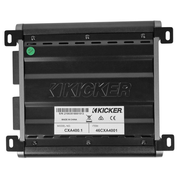 KICKER 46CXA4001T CXA400.1 400 Watt RMS Mono Class D Car Audio Amplifier Amp Fashion