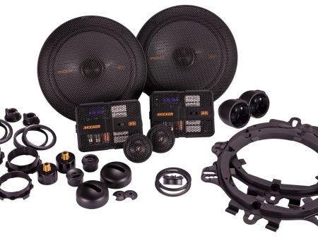 Pair Kicker 51KSS6704 6.75  Car Audio Component Speakers w 1  Tweeters For Sale