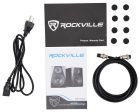 Pair Rockville APM5B 5.25  250 Watt Active Powered USB Studio Monitor Speakers Cheap