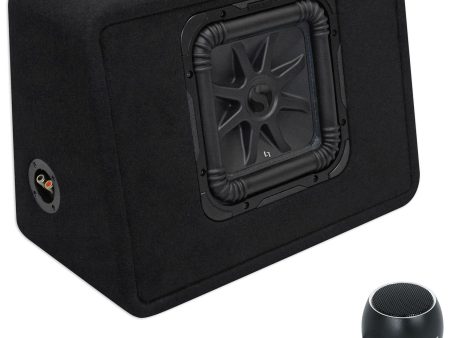 Kicker 44TL7S102 10  L7 Solo-Baric L7S Car Truck Sub Enclosure Box+Home Speaker Online