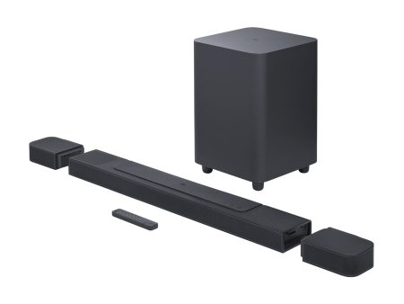 JBL BAR 1000 PRO 7.1.4 Soundbar 10  Wireless Subwoofer Detachable Rear Speakers Online now