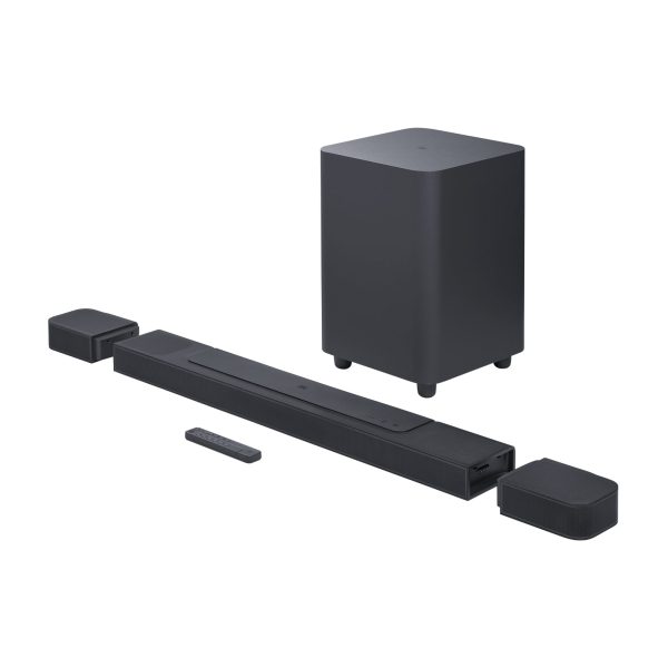 JBL BAR 1000 PRO 7.1.4 Soundbar 10  Wireless Subwoofer Detachable Rear Speakers Online now