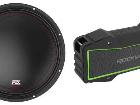 MTX 3510-04 10  250 Watt RMS SVC 4-ohm Car Audio Subwoofer Sub+Home Speaker For Sale