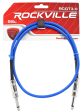 10 Rockville 3   1 4  TS - 1 4   TS Guitar Instrument Cable (5 Colorsx2 of each) Discount