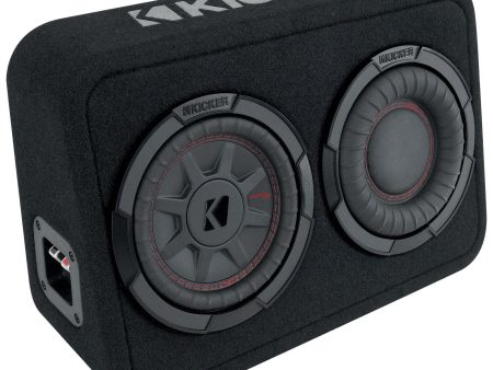 KICKER 48TCWRT672 CompRT 6.75  300w Slim Car Subwoofer+Sub Enclosure COMPRT12 Fashion