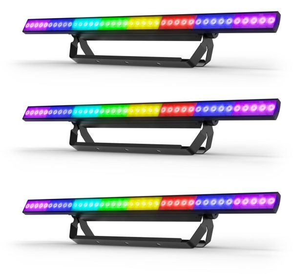 (3) Chauvet DJ COLORSTRIP PIX ILS LED DMX Light Bar Strips w  Eye-Candy FX For Sale