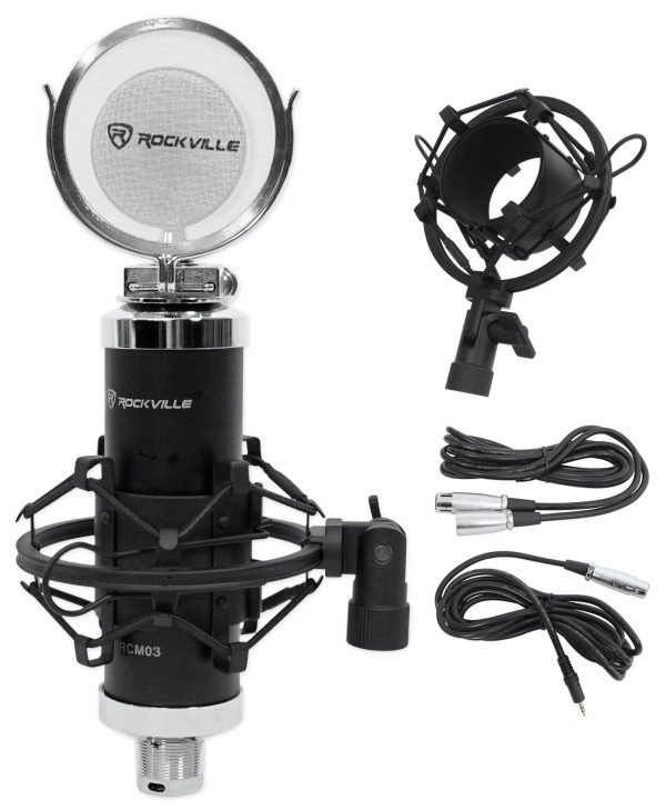 (2) Person Podcasting Podcast Bundle w Soundcraft Mixer+Headphones+Mic+Boom Arm Discount