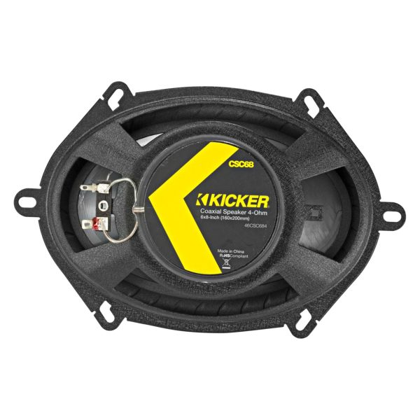 Pair KICKER 46CSC684 CSC68 6 x8  6x8 450 Watt 4-Ohm Car Coaxial Speakers CSC684 Supply