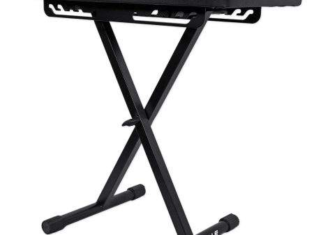 Rockville RKB61 Extra Thick Padded Foldable Keyboard Bench with Quick-Release Online Sale