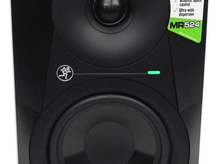 Mackie MR524 5” 50 Watt Powered Active Studio Monitor Class A B Bi-Amped Speaker Online now