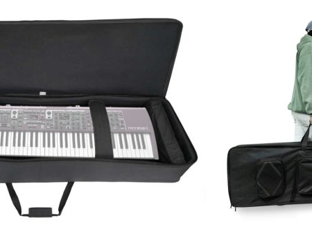 Rockville 88 Key Padded Durable Keyboard Gig Bag Case For Nord Stage Stage 3 Hot on Sale