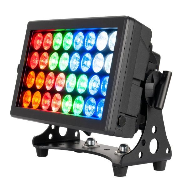 American DJ 32 HEX PANEL IP RGBAW+UV LED Wash Blinder Strobe Light+Frost Filter Online Hot Sale