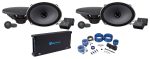 (2) Pairs ALPINE X-S69C 6x9  360 Watt Type-X Component Car Speakers+Amplifier For Discount