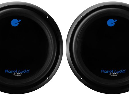 (2) Planet Audio AC15D 2100 Watt 15  Car Audio Subwoofers Dual 4 Ohm Subs Online Hot Sale