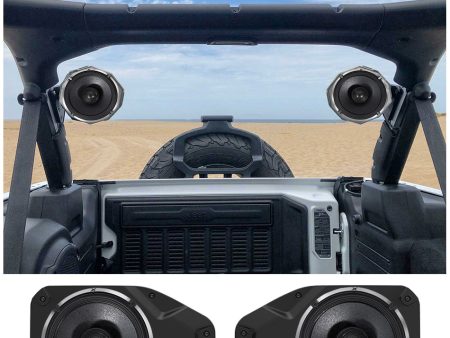 Alpine X 6.5  Roll Bar + Soundbar Speakers For 2017-Up Jeep Wrangler JL 4 Door Online Hot Sale