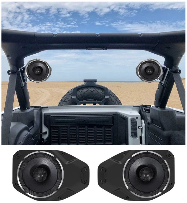 Alpine X 6.5  Roll Bar + Soundbar Speakers For 2017-Up Jeep Wrangler JL 4 Door Online Hot Sale