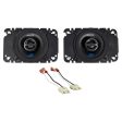 Alpine 140w Front Factory Speaker Replacement Kit For 1987-1995 Jeep Wrangler YJ For Cheap