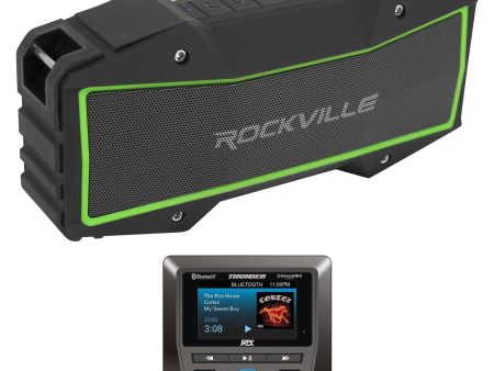 MTX AWMC3 Marine Receiver w Bluetooth SiriusXM For Boat RZR ATV UTV+Home Speaker For Sale