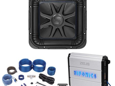 Kicker L7S102 10  1200w Solobaric L7S Car Subwoofer+Hifonics Amplifier+Amp Kit Cheap