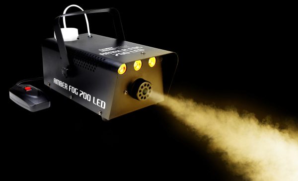 Eliminator Amber FOG 700 LED Fog Machine w  Amber LED Lights+Remote+Gal. Fluid For Cheap