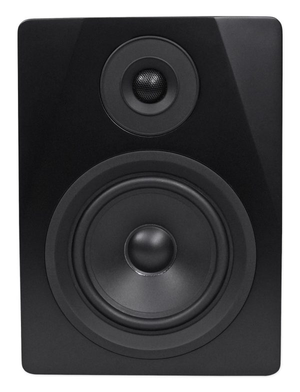 Pair Rockville APM5B 5.25  250 Watt Active Powered USB Studio Monitor Speakers Cheap