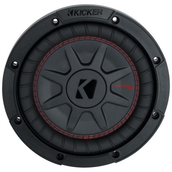 KICKER 48CWRT84 CompRT 600w Shallow Slim 8  Subwoofer DVC 4-ohm Car Sub COMPRT8 Cheap