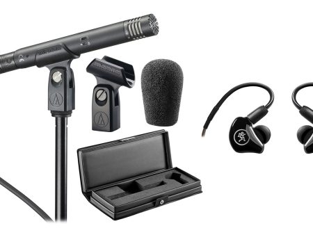 Audio Technica AT4051B Condenser Recording Broadcast Microphone+Mackie Monitors Online