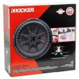 Kicker 48CWRT124 COMPRT12 2000W 12  Slim Car Subwoofer+Mono Amplifier+Amp Kit Online Hot Sale