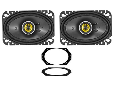 4x6  Kicker Front CSC Speaker Replacement Kit for 2003-2006 Jeep Wrangler TJ Online now