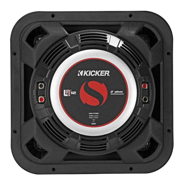 2) KICKER 46L7T122 12  1200w L7T Subwoofers Solo-Baric Subs+Vented Sub Enclosure Online Sale