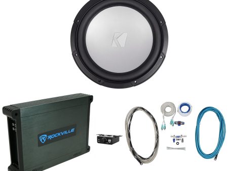 KICKER 45KM122 12  350w Marine Boat Subwoofer Sub KM12+Mono Amplifier+Amp Kit Fashion