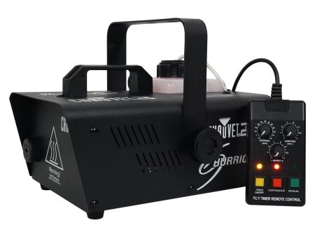 Chauvet DJ H1200 Hurricane 1200 Compact Fog Machine W Remote Timer-18,000 CFM on Sale