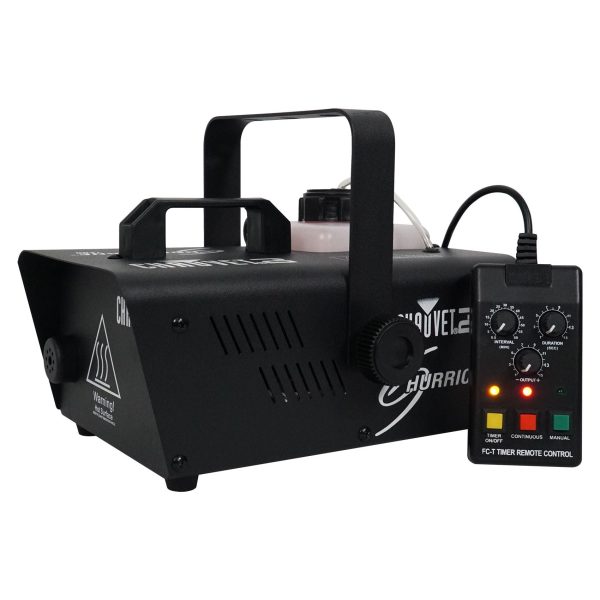 Chauvet DJ H1200 Hurricane 1200 Compact Fog Machine W Remote Timer-18,000 CFM on Sale