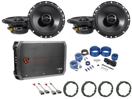 Alpine S 6.5  Speaker Replacement kit+4-Ch Amp For 2002-2005 Honda Civic Si Online Sale