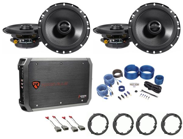 Alpine S 6.5  Speaker Replacement kit+4-Ch Amp For 2002-2005 Honda Civic Si Online Sale