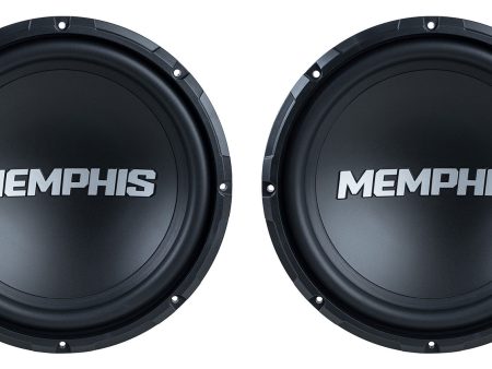 (2) Memphis Audio SRX1244V 12  300 Watt RMS SR Subwoofers DVC 4 Ohm Car Subs Online