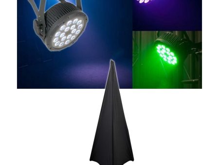 Chauvet DJ Slimpar Pro Tri RGB LED Par Can Wash Light SLIMPARPROTRI+Free Scrim Online Hot Sale