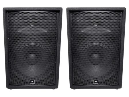 (2) JBL Pro JRX215 1,000 Watt 15  Inch 2-Way Passive DJ P A Speakers Cabinets Online Sale