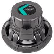 KICKER 45KM104 10  350w Marine Boat Subwoofer Sub+Charcoal Grille w LED s+Remote For Discount