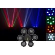 Chauvet DJ Helicopter Q6 DMX Rotating Dance Floor Effect Light w Strobes+Lasers Online