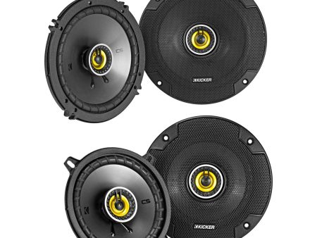 (2) KICKER 46CSC654 6.5  600w Car Audio Speakers+(2) 46CSC54 5.25  450w Speakers Online