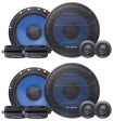 (2) Pairs Hifonics HCC65C 6.5  150w Component Car Speakers w Aluminum Tweeters Online Sale