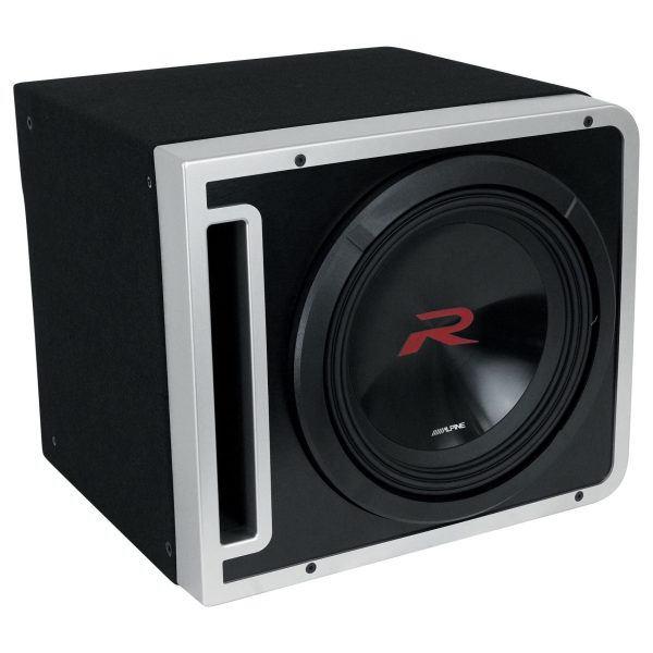 (2) Alpine R2-SB12V Loaded 12  750w R2-W12D4 Subwoofers+Ported Sub Enclosure Box Hot on Sale