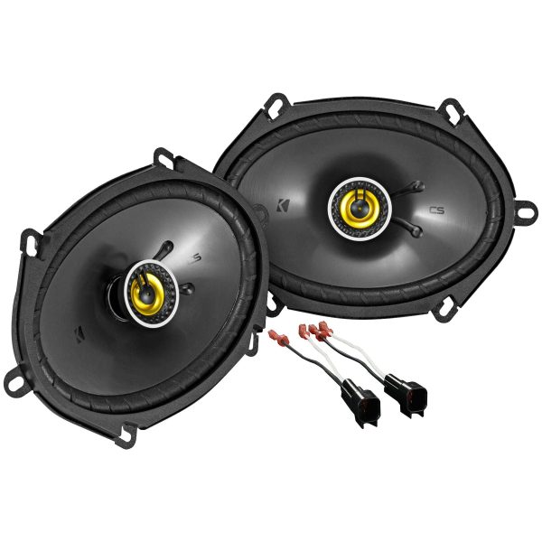 Kicker 6x8  Front Factory Speaker Replacement Kit For 1999-2002 Ford Expedition Hot on Sale