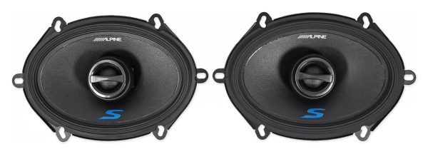 Alpine S 5x7  Front+Rear Speaker Replacement For 2004 Ford F-150 Heritage Online Sale