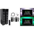 Rockville Bluetooth Home Theater Karaoke Machine System, LED S+Subwoofers+Mics Sale