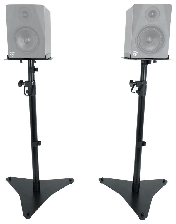 (2) Presonus Eris Pro 4 Powered 4  2-Way Studio Monitors Speakers+Stands+Pads For Sale